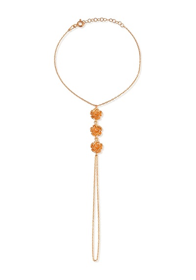 925 Ayar Gümüş Rose Sıra Güller Şahmeran - 45103701 Rose Gold