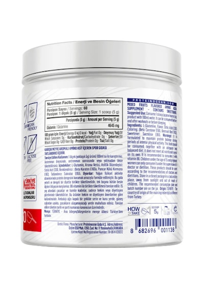 Proteinocean Glutamine Fruit Fusion - 300g - 60 servis