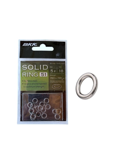 Bkk Solid Ring-51 Assist Halkası No:5 18'li Paket