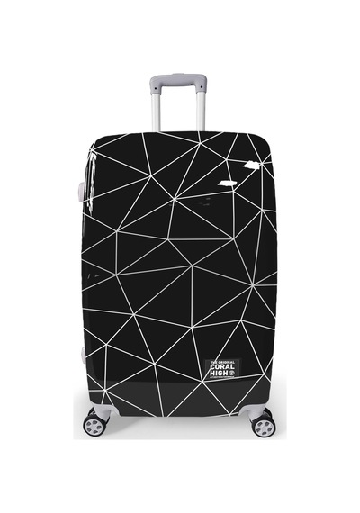 Coral High Renkli Desenli Pc Büyük Boy Valiz 70cm 16808