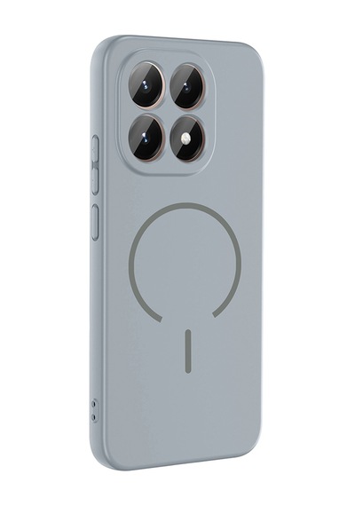 Xiaomi 15t Kılıf Magsafe Destekli Kamera Korumalı Yumuşak Silikon Celikaksesuar Rose Pembe