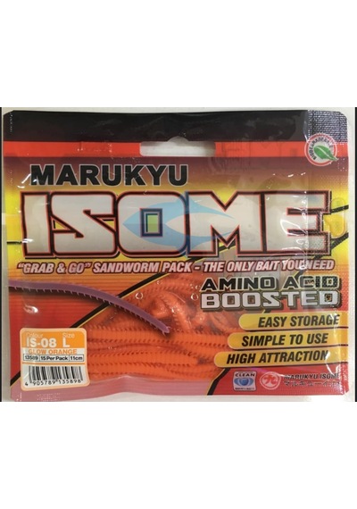 Marukyu Isome L 11Cm Lrf Silikon Yem-Glow Orange