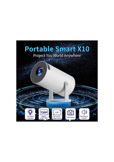 X10plus Android Projektör + Game Projector Ultra Hd 4k Ev Sinema Yansıtma Oyun Projeksiyon Cihazı