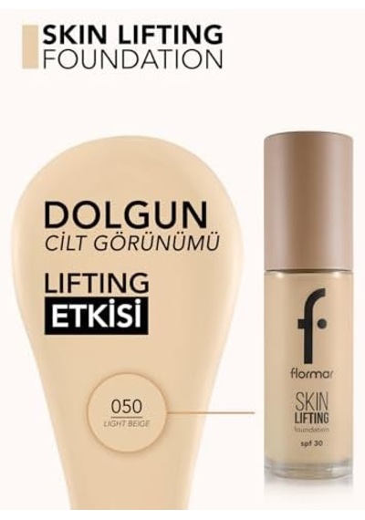 Skin Lifting Sıkılaştırıcı Bakım Yapan Kremsi Dokulu Spf 30 Fondöten 050