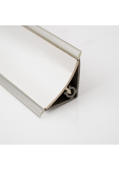 Mutfak Tezgah Süpürgelik Iç Bükey Highgloss Beyaz 1 Boy 3,66 Metr