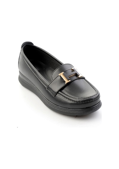 Siyah Kadın Loafer Ayakkabı K01536105909