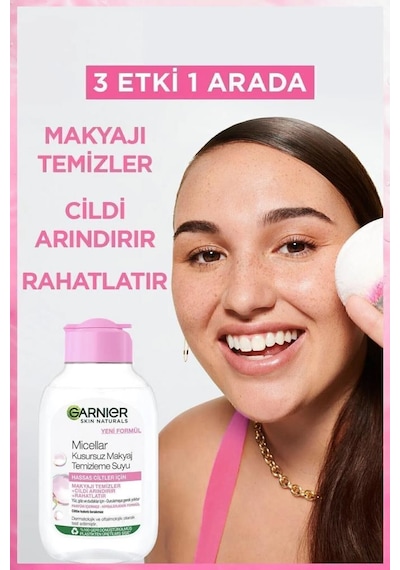 Garnier C Vitamini Parlak Görünmez Doku Yüz Güneş Kremi SPF50+ 40 ML + Micellar Makyaj Temizleme Suyu 100 ML