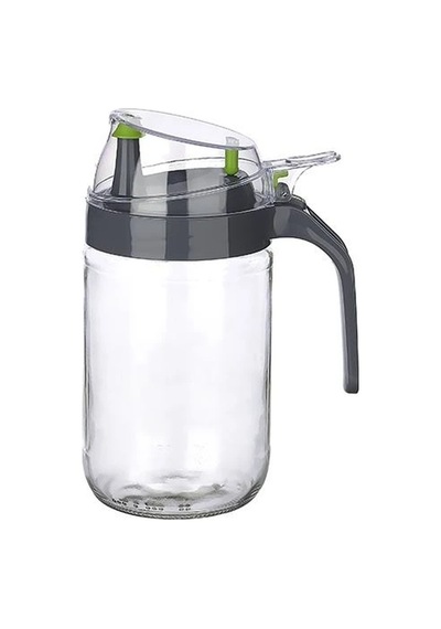 Ers Cam Yağdanlık - Kulplu Sirkelik Sosluk 660ml Çok Renkli