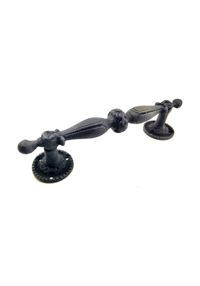 Cntma Antika Tarz Dekoratif Pirinç Sütun Çekme Kapı Kolu - 219x49 Mm, Oksit