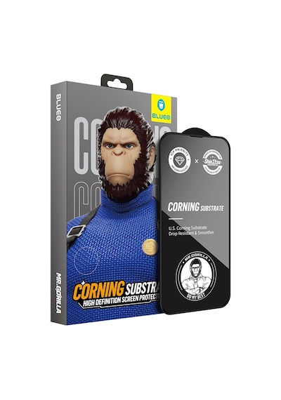 Blueo Apple Uyumlu iPhone 12 Pro Max Corning Gorilla Cam Ekran Koruyucu