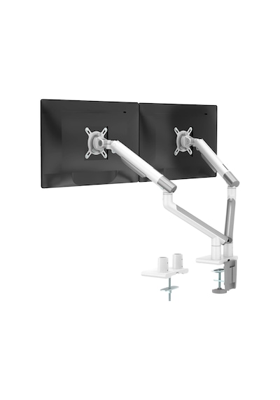 Npo Std49024w Elysium 17"-32" Ultra İnce Tasarım Alüminyum Amortisörlü Vesa Çift Kol Monitör Tutucu