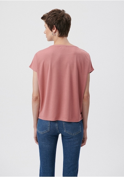 Mavi - Lux Touch Pembe Modal Tişört 167245-71072 Pembe