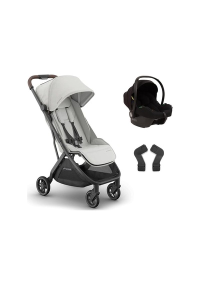Uppababy Minu V3 Cosmo Travel Sistem Bebek Arabası Savannah - Black