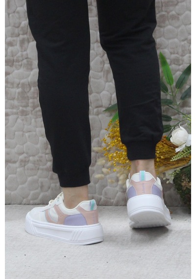 Kinetix Adexa Pu W Bej Hafif Rahat Sneaker Kadın Ayakkabı 001