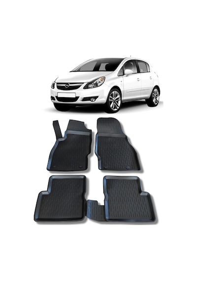 Opel Corsa D Paspas 2006 - 2014 Arası 3D Havuzlu Wöller Paspas Opel Corsa D Paspas 2006 - 2014 Arası 3D Havuzlu Wöller Paspas