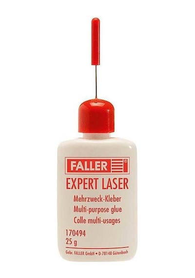 Faller 170494 İğne Uclu Karton Yapıştırıcısı, 25 Gram