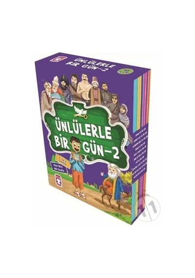 Ünlülerle Bir Gün 2 Seti - 10 Kitap  Takım