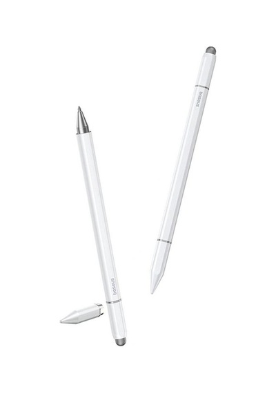 Baseus Smooth Iıı Stylus Non Magnetic Telefon,tablet, Bilgisayarlar İçin Universal Pasif Tablet Kalem-beyaz