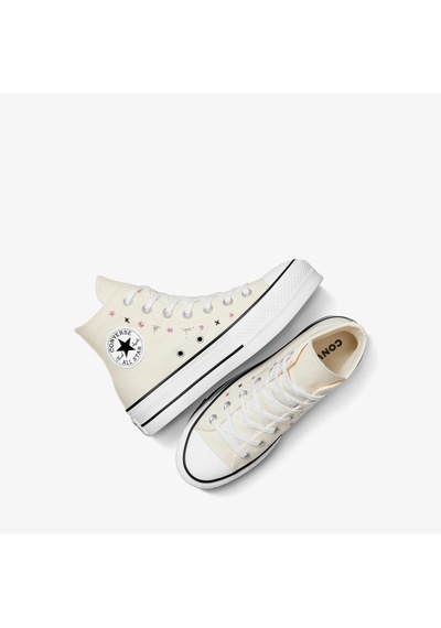 Converse Chuck Taylor All Star Lift Platform Celestial Kadın Krem Sneaker