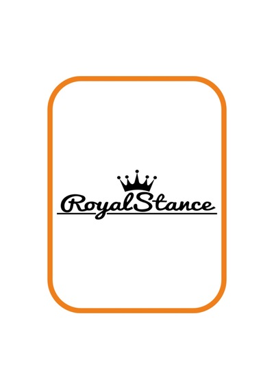 Royal Stance Oto Özel Yeni Sticker Siyah 30 10 Cm