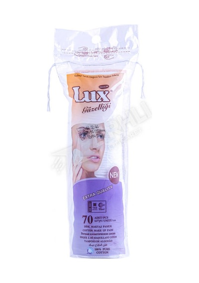3 Adet Lüx Disk Makyaj Pamuğu 70 Li