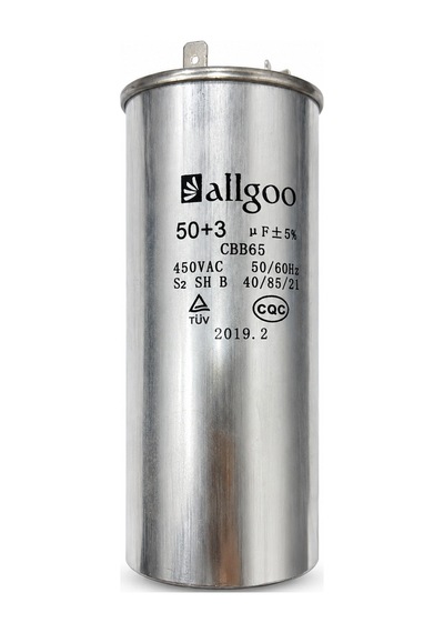 Allgoo 50+3 Μf 450v Klima Kapasitörü Gri
