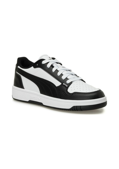 Puma Rebound Layup Lo Sl Jr Beyaz Kadın Sneaker Siyah - Beyaz