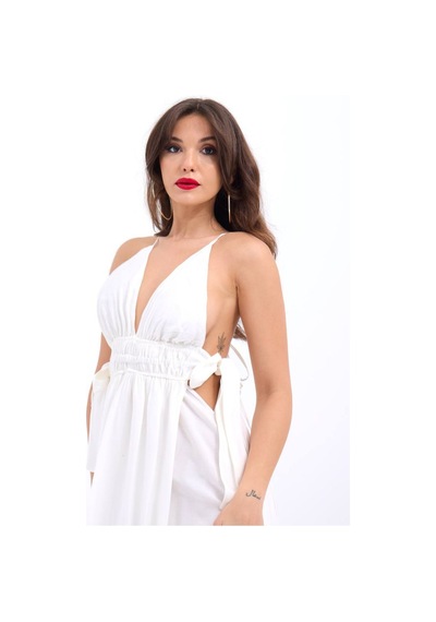 Fashion Cocktail İp Bağlama Askılı Yan Dekolteli Bağcık Fiyonk Pamuklu Maxi Uzun Tatil Beach Yazlık Elbise Beyaz Fashion Cocktail İp Bağlama Askılı Yan Dekolteli Bağcık Fiyonk Pamuklu Maxi Uzun Tatil Beach Yazlık Elbise Beyaz