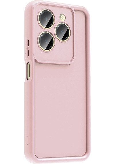 İnfinix Hot 40 Pro Kılıf Kamera Korumalı Zore Ananas Kapak Koyu Yeşil