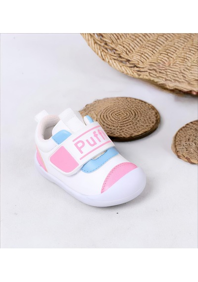 Papucumun Dünyası Ortopedik İlk Adım Bebek Ayakkabısı Renkli Bebek Spor Babet Yürüme Ayakkabısı Beyaz - Pembe Papucumun Dünyası Ortopedik İlk Adım Bebek Ayakkabısı Renkli Bebek Spor Babet Yürüme Ayakkabısı Beyaz - Pembe