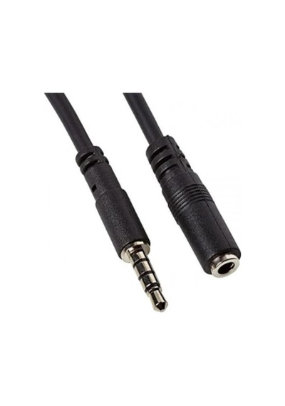 Se-7217 3.5mm 4 Boğumlu Stereo Trrs Kulaklık Mikrofon Uzatma Kablosu 1,5 Metre