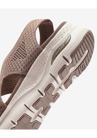 Skechers Arch Fit - Brightest Day Kadın Kahverengi Sandalet 119458 Moc Kahverengi