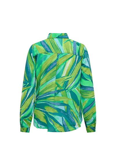 Only Onlalma Life Poly L/s Kadın Gömlek 15248787 Yeşil