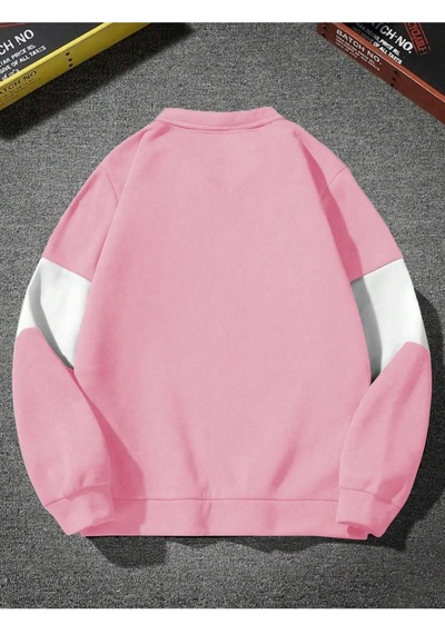 Altamira Unisex Los Angeles Baskılı Oversize Parçalı Polo Yaka Fermuarlı Sweatshirt 001