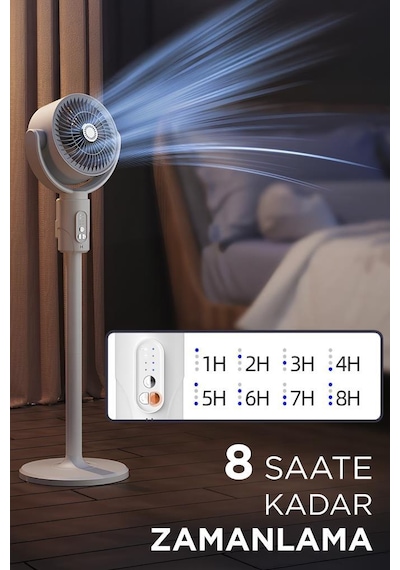 Torima F1 Air Fan Beyaz Kumandalı Yarlanabilir Vantilatör