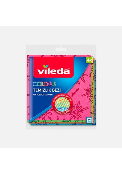 Vileda Colors 4'lü Temizlik Bezi Diğer
