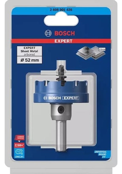 Bosch Expert 52 Mm Elmaslı İnox Panç Adaptörlü 2608901435