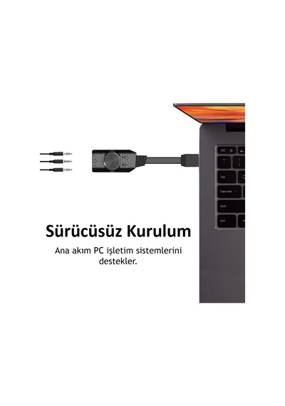 Midex Sg-135 Harici Usb Ses Kartı Gaming Pubg Lol Oyun 7.1 Ses Kartı
