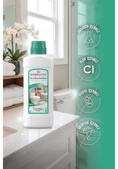 Doğal Formüllü Wc Banyo Temizleyici 750 Ml 2'li Set