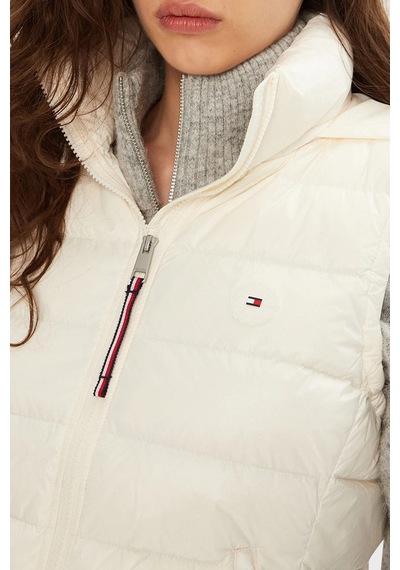 Tommy Hilfiger Bayan Yelek Ww0ww43773 Z00 Açık Bej Açık Bej