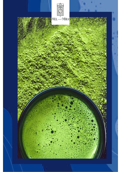 Böğürtlen Aromalı Matcha Tozu 50g, Berry Matcha Powder