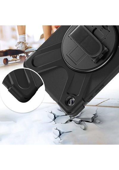 Samsung Galaxy Uyumlu Tab A9 Plus X210 X215 X216 Defender Askılı Zırhlı Tank Case