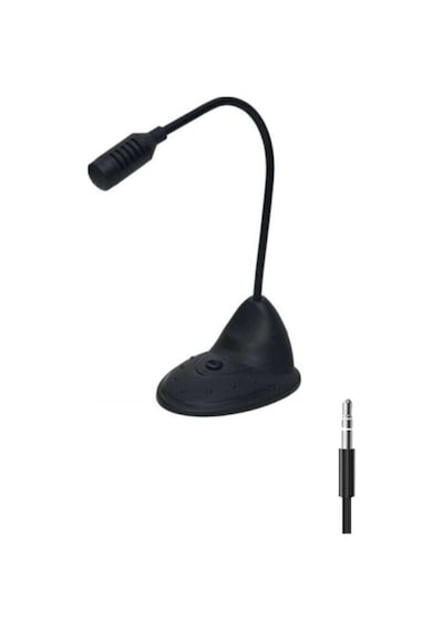 Mc-6 Pc Laptop Uyumlu Masaüstü Mikrofon 3.5mm Aux