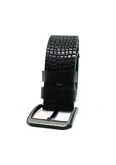 Mentor Regalo Deri Kemer Siyah Spor Desenli 81061