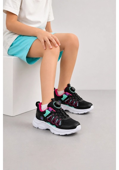 Ht Hotin Ignis Çocuk Spor Ayakkabı Mekanizmalı Bağcıksız Rahat Günlük Sneaker Siyah-pembe Siyah - Pembe Ht Hotin Ignis Çocuk Spor Ayakkabı Mekanizmalı Bağcıksız Rahat Günlük Sneaker Siyah-pembe Siyah - Pembe