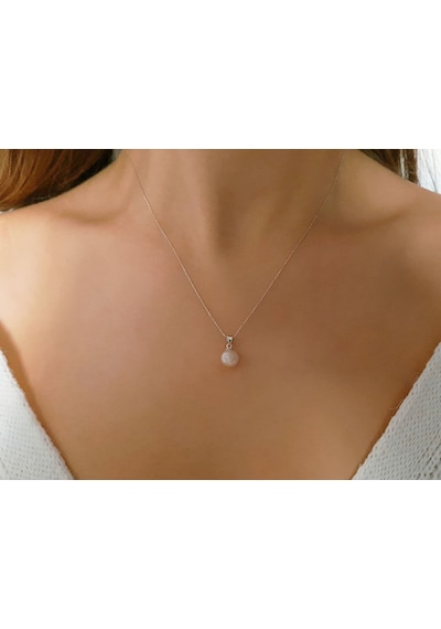 Sirius Modern Pembe Inci Kolye 0845P0002