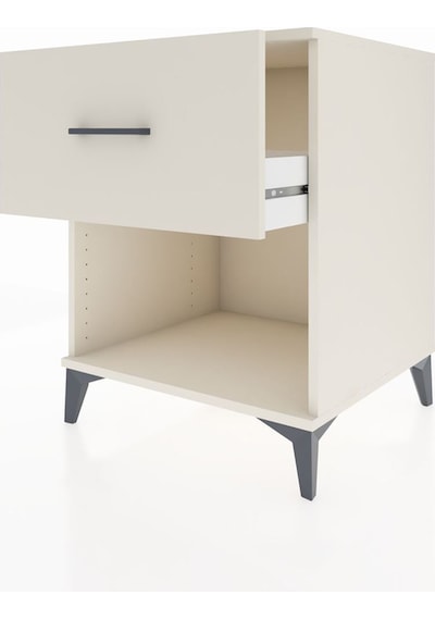 Kronos Komodin Tek Çekmeceli 60x59x80 Aytaşı-aytaşı Aytaşı
