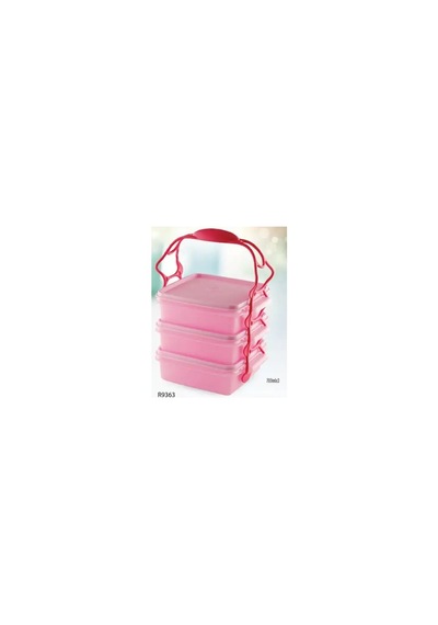Tupperware Piknik Seti 3 Lü Pembe