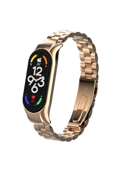 Kilifone - Xiaomi Uyumlu Mi Band 7 - Kordon Metal Kordon Krd-04