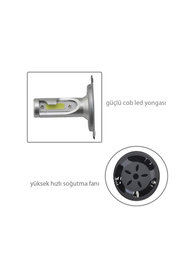 H4 Led Xenon Ampul 8000K
